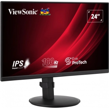 Preview: 61cm/24 (1920x1080) ViewSonic VG2408A 16:9 FHD IPS 5ms 100Hz HDMI VGA DP Speaker Pivot Black