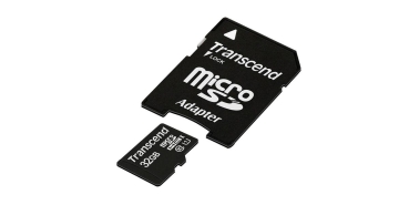 Preview: SD microSD Card  32GB Transcend SDHC UHS1 w/adapter
