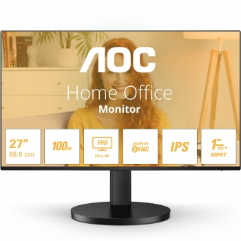 68,6cm/27 (1920x1080) AOC Basic-line 27B3HA2 16:9 FHD VA 4ms 100Hz HDMI VGA Speaker Black