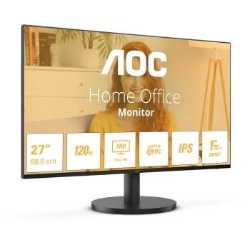Preview: 68.6cm/27 (1920x1080) AOC Basic-line 27B3HA2 16:9 FHD VA 4ms 100Hz HDMI VGA Speaker Black