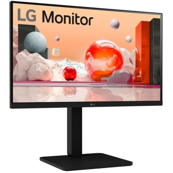 Preview: 61cm/24 (1920x1080) LG 24BA550-B 16:9 FHD IPS 5ms 100Hz DP HDMI VGA USB Speaker Pivot Black