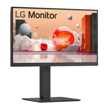 Preview: 60.4cm/23.8 (1920x1080) LG 24BA650-B 16:9 FHD IPS 5ms 100Hz HDMI DP USB-C Speaker Pivot Black
