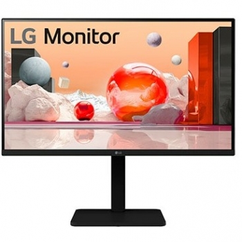 68,6cm/27 (1920x1080) LG 27BA450-B 16:9 FHD IPS 5ms 100Hz HDMI VGA DP Speaker Pivot Black