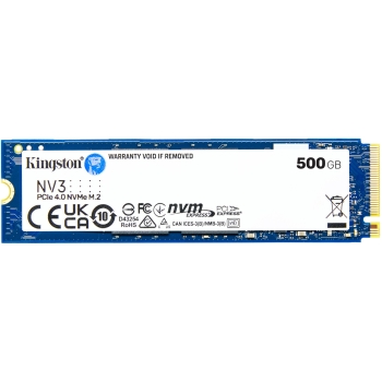 Preview: M.2 500GB Kingston NV3 NVMe PCIe 4.0 x 4