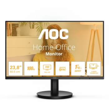 61cm/24 (1920x1080) AOC 24B3HMA2 Full HD 100 Hz 1ms HDMI VGA LS Black