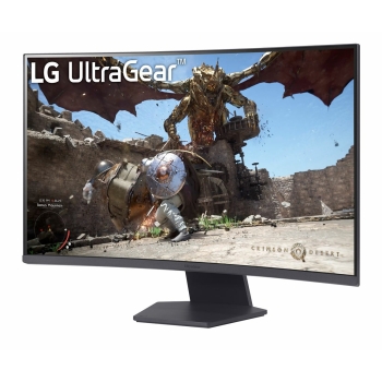 Preview: 80cm/32 ( 2560x1440) LG 32GS60QC-B Consumer Ultragear Gaming HDR10 2xHDMI DP 1ms 180Hz