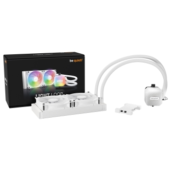 Preview: K Cooler Wasserkühlung be quiet! LIGHT LOOP 240mm ARGB White