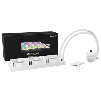 Preview: K Cooler Wasserkühlung be quiet! LIGHT LOOP 360mm ARGB White