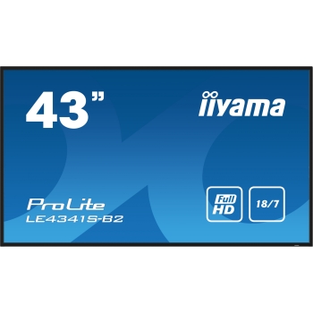 Preview: IIYAMA 108cm (43) LE4341S-B2 16:9 3xHDMI+VGA IPS retail