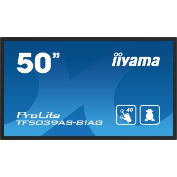 Preview: IIYAMA 125.7cm(49.5) TF5039AS-B1AG 16:9 M-Touch 2xHDMI+DP