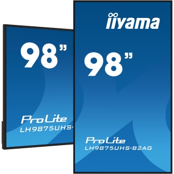 IIYAMA 247.7cm(97.5) LH9875UHS-B2AG 16:9 3xHDMI+DP+DVI 4K (Speditionsversand)