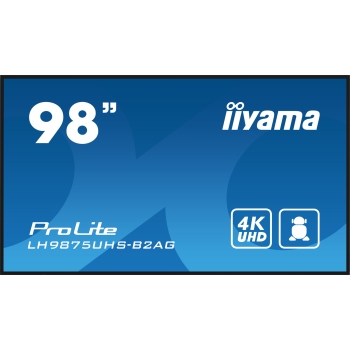 Preview: IIYAMA 247.7cm(97.5) LH9875UHS-B2AG 16:9 3xHDMI+DP+DVI 4K (Speditionsversand)