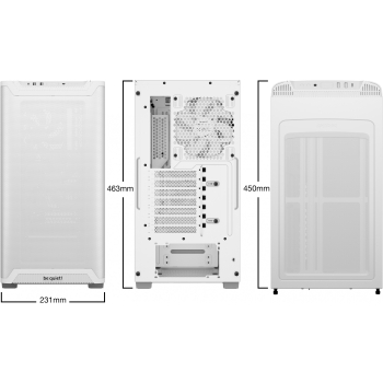 Preview: Midi be quiet! PURE BASE 501 Airflow Window White