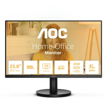 61cm/24 (1920x1080) AOC Basic-line 24B3CA2 16:9 FHD IPS 4ms 100Hz HDMI USB-C Speaker Black