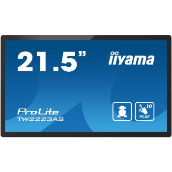 Preview: IIYAMA 55.0cm (21.5) TW2223AS-B2 16:9 M-Touch HDMI Android