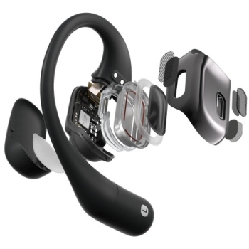 Preview: Shokz OpenFit Black Bluetooth Wireless Bone Conduction Headset