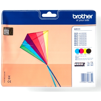 Brother Tinte LC-223VALBP Value Pack (BK/C/M/Y)