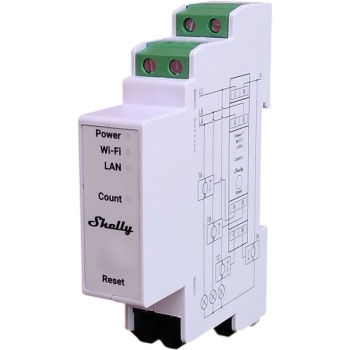 Preview: Shelly Relais Pro 3EM-3CT63 WLAN LAN Stromzähler Inkl. CT Messfunktion BT DIN-Rail