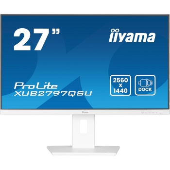 Preview: IIYAMA 68.5cm (27) XUB2797QSU-W2 16:9 HDMI+DP+2xUSB Lift