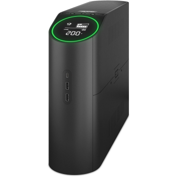 APC Back-UPS Pro Tower 2200VA 1320W 4xSchuko 2xIEC C13 Ausgänge RGB Beleuchtung