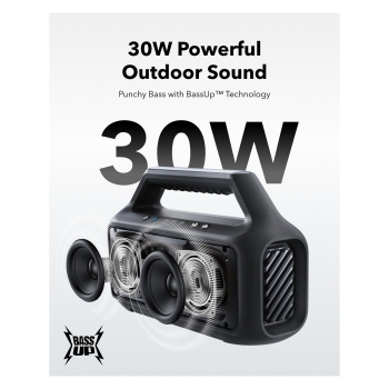 Preview: Anker Soundcore Boom 2 SE Bluetooth Lautsprecher black