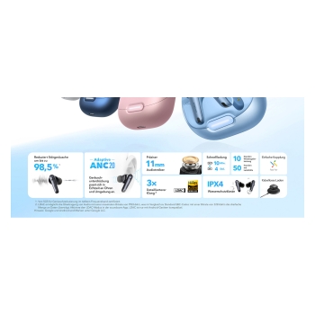 Preview: Anker Soundcore Liberty 4 NC true wireless in-Ear Headphones white