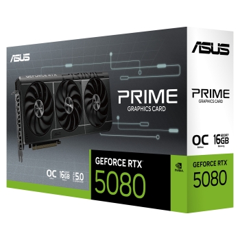 Preview: RTX 5080 16GB ASUS Prime OC GDDR7 3Fan