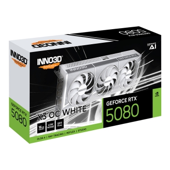 Preview: RTX 5080 16GB Inno3D X3 OC GDDR7 3Fan white