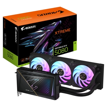RTX 5080 16GB Gigabyte Aorus Xtreme Waterforce GDDR7 3 Fan