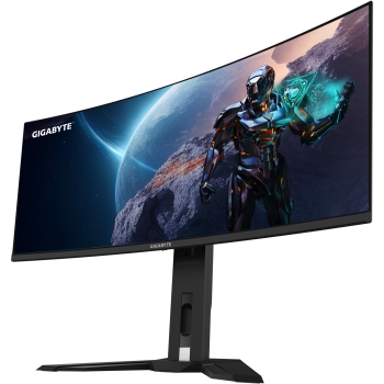 Preview: 86.4cm/34 (3440x1440) Gigabyte MO34WQC 21:9 WQHD OLED HDR400 0.03ms 175Hz 2xHDMI DP USB-C Speaker Black