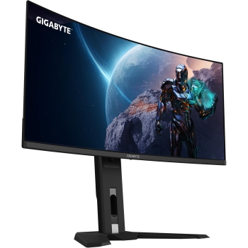 Preview: 86.4cm/34 (3440x1440) Gigabyte MO34WQC 21:9 WQHD OLED HDR400 0.03ms 175Hz 2xHDMI DP USB-C Speaker Black