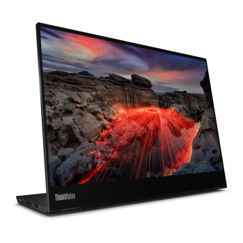 Preview: 35.6cm/14 (2240x1400) Lenovo ThinkVision M14t Gen 2 IPS Touch portable 6ms 60Hz 2xUSB-C Black