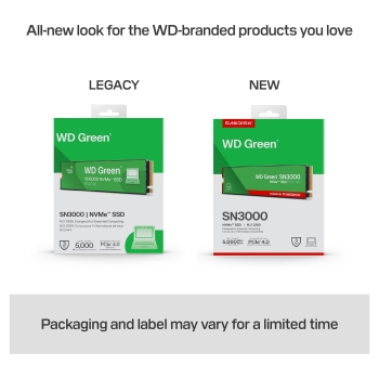Preview: M.2 2TB WD Green SN3000 NVMe PCIe 4.0 x 4