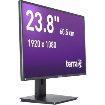 Preview: 61cm/24 (1920x1080) TERRA 2456W PV V3 16:9 FHD IPS 5ms 75Hz HDMI DVI DP Speaker Black