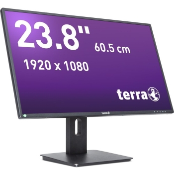 Preview: 61cm/24 (1920x1080) TERRA 2456W PV V3 16:9 FHD IPS 5ms 75Hz HDMI DVI DP Speaker Black