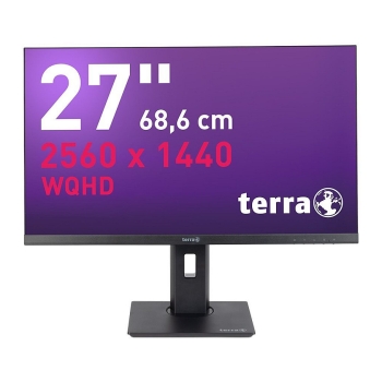 68.6cm/27 (2560x1440) Terra 2772W PV 16:9 WQHD IPS 5ms HDMI DP USB-C Speaker Black