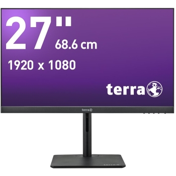68.6cm/27 (1920x1080) Terra 2727W HA V2 16:9 FHD VA 5ms HDMI DP Black