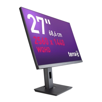 Preview: 68.6cm/27 (2560x1440) Terra 2775W PV v3 16:9 WQHD 5ms 75Hz HDMI DP USB-C RJ45 Speaker Black