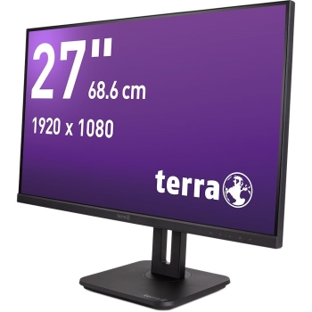 Preview: 68.6cm/27 (1920x1080) Terra 2748W PV V3.1 16:9 FHD IPS 5ms 100Hz HDMI DP USB-C Speaker Black