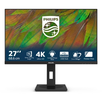 68.6cm/27 (3840x2160) Philips 27B1N3800 16:9 4K UHD IPS 4ms 60Hz 2xHDMI DP USB Speaker Pivot Black