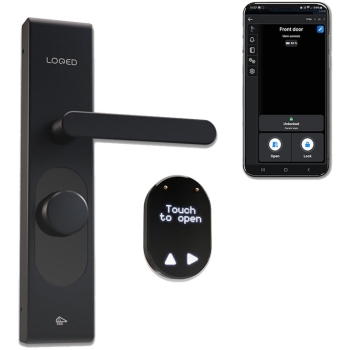 Shelly Plug & Play LOQED Touch Smart Lock black Smartes Türschloss