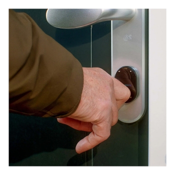 Preview: Shelly Plug & Play LOQED Touch Smart Lock black Smartes Türschloss