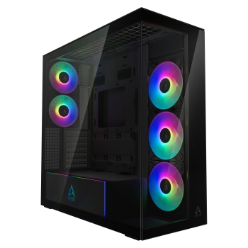Arctic Xtender mirrow black window w/o GPU vertical mount Black
