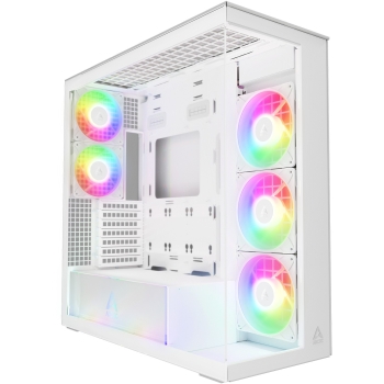 Arctic Xtender (White) transparent window w/o GPU vertical mount