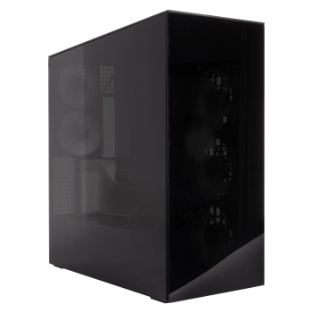Preview: Arctic Xtender (Black) black window with GPU vertical mount