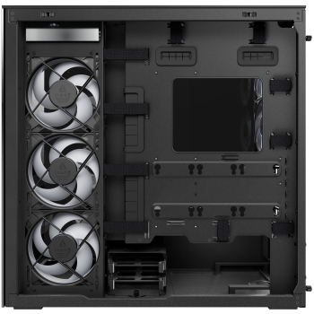 Preview: Arctic Xtender (Black) mirrow black window with GPU vertical mount