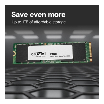 Preview: M.2 2TB Crucial E100 Gen4 2280 NVMe PCIe M.2