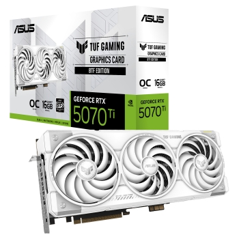 Preview: RTX 5070 TI 16GB ASUS TUF Gaming BTF OC 3 Fan white
