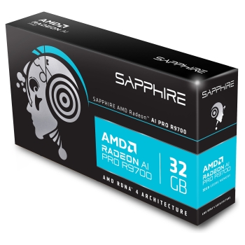 Preview: AI PRO 9700 32GB Sapphire Radeon Blower GDDR6