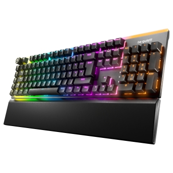be quiet! Light Mount Silent Tactile Gaming Tastatur USB DE RGB
